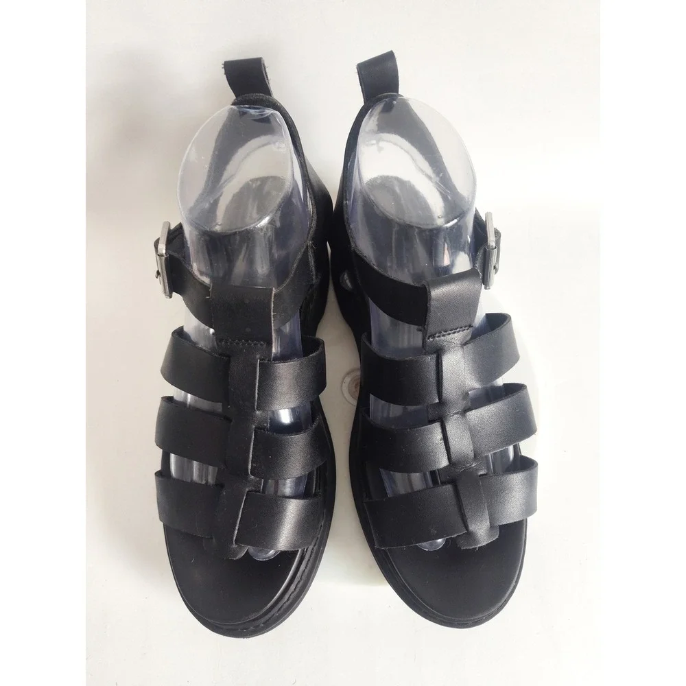 Steve Madden Black Gladiator Sandals